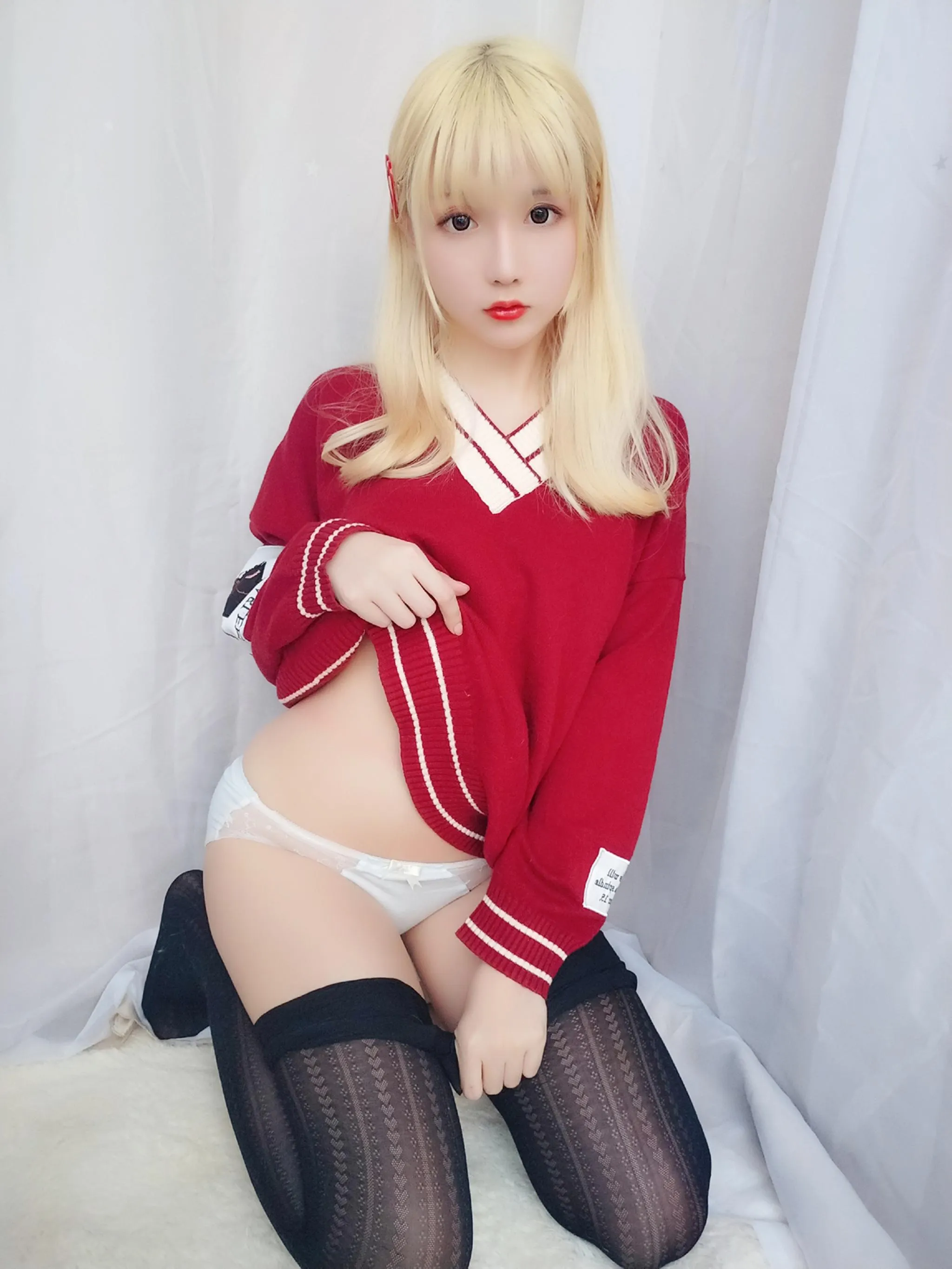 星之迟迟 – VOL.08 玫瑰月光包-玫瑰味黑丝（26P） [26P]插图3
